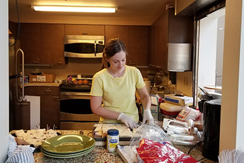 YWCA Volunteer Ashleigh Ferro