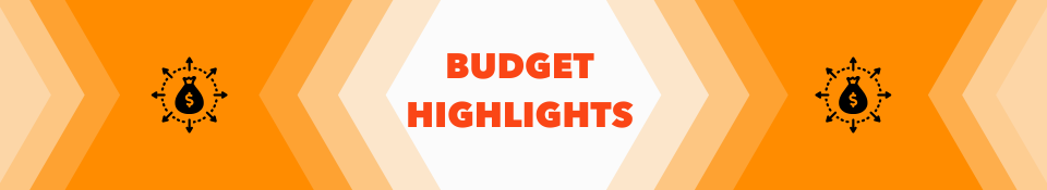 budget highlights banner